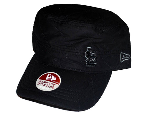 St Louis Cardinals New Era Boot Camp Black Hat Cap (S) - Sporting Up