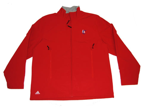 Shop Los Angeles Clippers Adidas Men's Red Full-Zip Fleece Sweatshirt (L) - Sporting Up