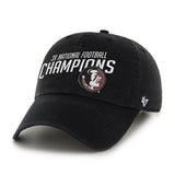 Florida State Seminoles 47 Brand 3 Times Football National Champs Adjust Hat Cap - Sporting Up