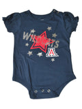 Arizona Wildcats Colosseum Marineblaues Sterne-Bluse-Einteiler-Outfit für Kleinkinder (3–6 Monate) – sportlich