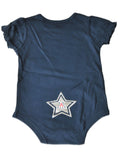 Arizona Wildcats Colosseum Marineblaues Sterne-Bluse-Einteiler-Outfit für Kleinkinder (3–6 Monate) – sportlich