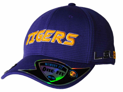 Shop LSU Tigers TOW Purple Caliber Performance Memory Fit Flexfit Hat Cap (M/L) - Sporting Up