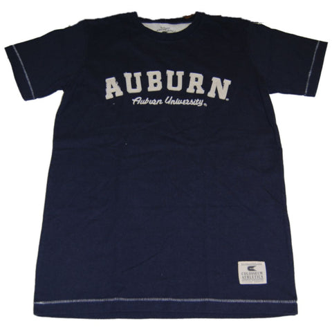 Auburn Tigers Colosseum Navy Stitched Look Soft Cotton T-Shirt (L) - Sporting Up