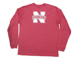 Nebraska Cornhuskers Colosseum Red "N" White Logo Long Sleeve T-Shirt - Sporting Up
