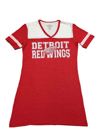 Shop Detroit Red Wings SAAG Women's NHL  Red Two Toned Short Sleeve T-Shirt (M) - Sporting Up