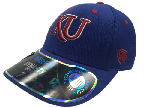 Kansas Jayhawks Top of the World Memory Foam Dynasty Fitted Hat Cap (7) – Sporting Up