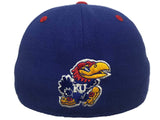 Kansas Jayhawks Top of the World Memory Foam Dynasty Fitted Hat Cap (7) - Sporting Up