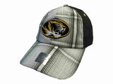 Missouri Tigers Top of the World White Brown Mesh Slouch Adj Snapback Hat Cap - Sporting Up