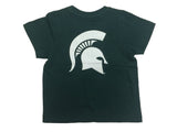 Camiseta infantil verde de manga corta del coliseo de los espartanos del estado de Michigan (6-12 m) - sporting up