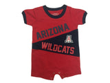 Arizona Wildcats Colosseum Baby Boy's Red & Navy Romper & Bib Set (6-12M) - Sporting Up