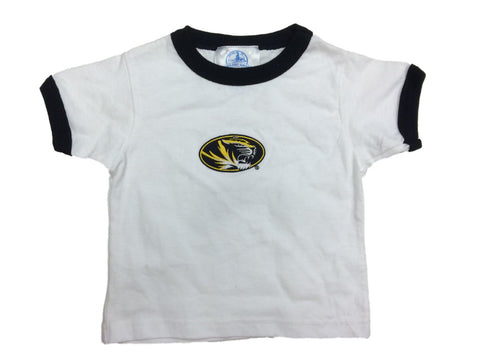 Shoppen Sie das Missouri Tigers Two Feet Ahead weiße Kurzarm-T-Shirt für Kleinkinder (2T) – Sporting Up