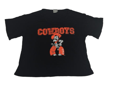 Shop OSU Cowboys Glitter Gear WOMENS Black Short Sleeve Crop Top T-Shirt (M) - Sporting Up