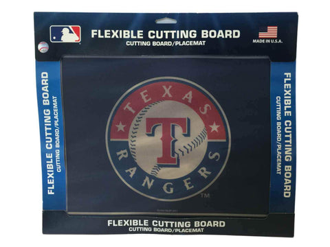 Compre mantel individual de tabla de cortar flexible azul marino Boelter de los Texas Rangers con respaldo antideslizante - Sporting Up