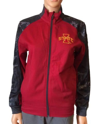 Shop Iowa State Cyclones Colosseum YOUTH Red and Gray LS Full Zip Jacket (L) - Sporting Up