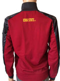 Iowa State Cyclones Colosseum YOUTH Red and Gray LS Full Zip Jacket (L) - Sporting Up