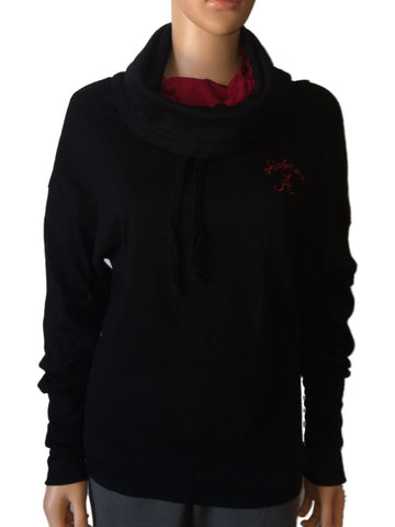 Alabama Crimson Tide Chiliwear Damen-Sweatshirt mit Stehkragen in Schwarz (M) – Sportlich up