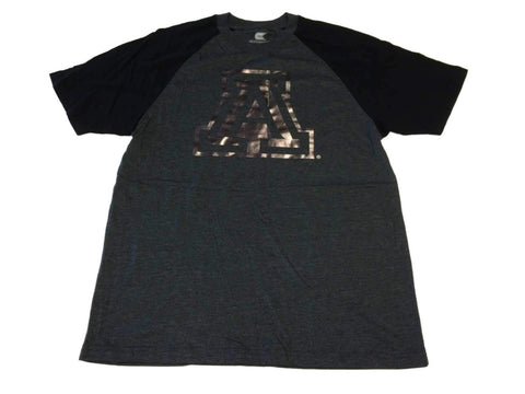 Arizona wildcats colosseum kolgrå metallisk logotyp ss t-shirt med rund hals (l) - sportig