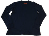 Auburn Tigers Colosseum Navy Supima Cotton Long Sleeve V-Neck T-Shirt (L) - Sporting Up