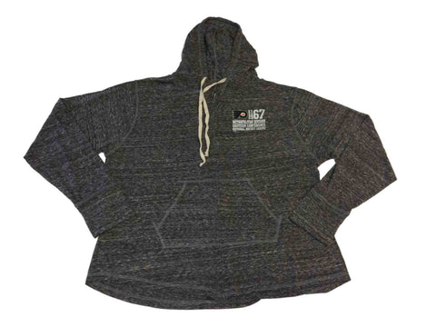 Philadelphia Flyers SAAG WOMENS Gray Burnout Full Zip Hooded Jacket Pockets (L) - Sporting Up