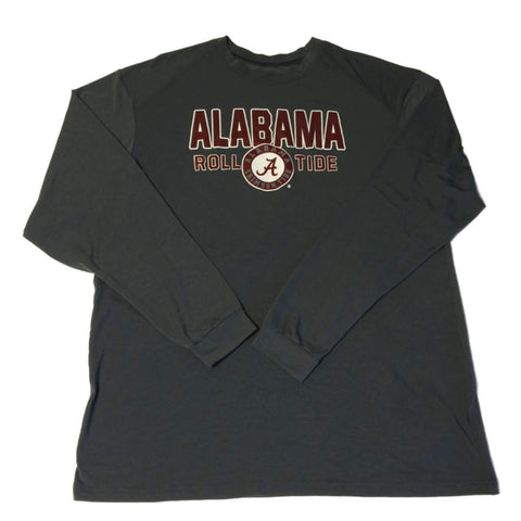 Alabama Crimson Tide Badger Sport Grey LS „Roll Tide“ Performance-T-Shirt (L) – sportlich
