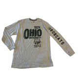 Camiseta deportiva gris tejón de los Ohio Bobcats Badger ls con control de humedad (l) - sporting up