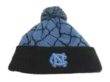 North Carolina Tar Heels TOW WOMENS Blue Gray Cuffed Beanie Hat Cap with Poof - Sporting Up