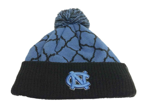 Shop North Carolina Tar Heels TOW WOMENS Blue Gray Cuffed Beanie Hat Cap with Poof - Sporting Up
