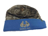 North Carolina Tar Heels TOW Realtree Camo with Blue Cuff Skull Beanie Hat Cap - Sporting Up
