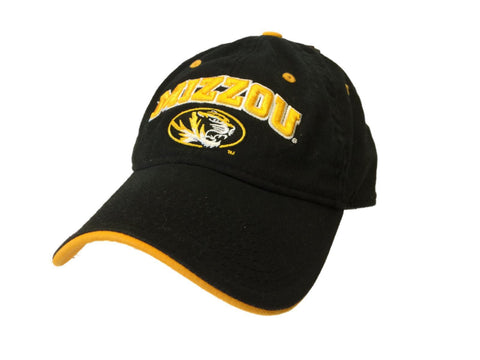 Shop Missouri Tigers The Game Black & Gold Adjustable Strapback Relax Slouch Hat Cap - Sporting Up