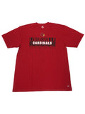 Louisville cardinals colosseum röd mjuk kortärmad crew t-shirt (l) - sportig