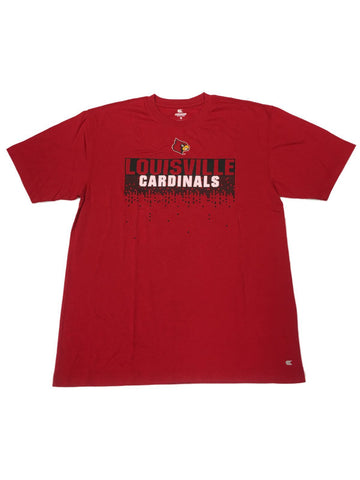 Shoppen Sie das weiche, kurzärmlige Rundhals-T-Shirt „Louisville Cardinals Colosseum“ in Rot (L) – sportlich