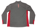 Louisville Cardinals Colosseum Gray Performance 1/4 Zip Long Sleeve Pullover (L) - Sporting Up