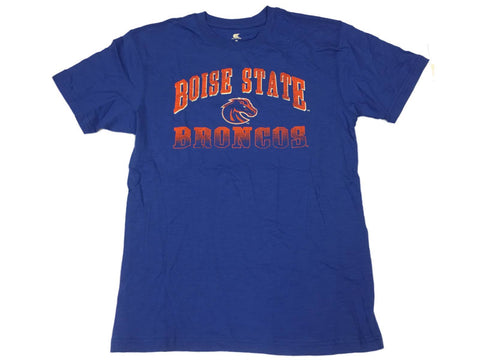Boise State Broncos Colosseum blau-orangefarbenes Kurzarm-T-Shirt mit Rundhalsausschnitt (L) – sportlich