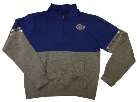 Shop Florida Gators Colosseum WOMEN'S Gray & Blue 1/4 Zip Pullover Sweatshirt (M) - Sporting Up