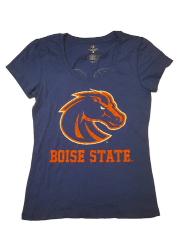 Shop Boise State Broncos Colosseum WOMEN'S Blue #32 Short Sleeve Crew T-Shirt (M) - Sporting Up