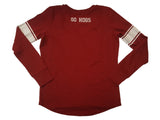Arkansas Razorbacks GG WOMENS Maroon "Go Hogs' LS Scoop Neck T-Shirt (M) - Sporting Up