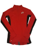 Utah Utes Colosseum WOMENS Rouge avec Chevron Scrunched Back 1/2 Zip Pull (M) - Sporting Up
