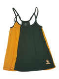 Baylor Bears Colosseum WOMENS Green Yellow Adj. Spaghetti Strap Tank Top (M) - Sporting Up