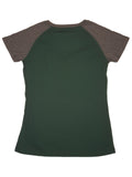 Baylor Bears Colosseum WOMENS Green Burnout Ultra Soft SS V-Neck T-Shirt (M) - Sporting Up