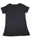 Camiseta con cuello en V estilo burnout azul ss para mujer de North carolina tar heels cs (m) - sporting up