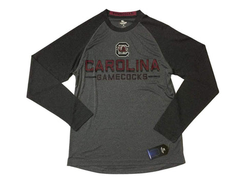 Shop South Carolina Gamecocks Colosseum Two-Tone Gray Performance LS T-Shirt (L) - Sporting Up