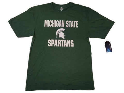 Shop Michigan State Spartans Colosseum Green Textured Logo Short Sleeve T-Shirt (L) - Sporting Up