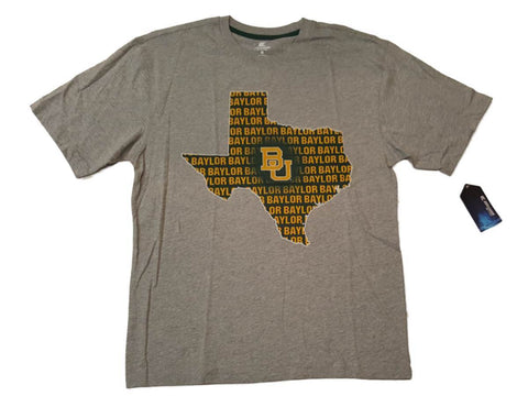 Shop Baylor Bears Colosseum Gray Texas State Outline Short Sleeve Crew T-Shirt (L) - Sporting Up