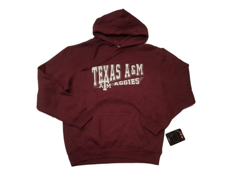 Shop Texas A&M Aggies Colosseum Maroon & White Long Sleeve Hoodie Sweatshirt (M) - Sporting Up