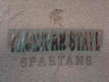 Camiseta de manga corta ultra suave gris Coliseo de los Spartans del estado de Michigan (l) - sporting up