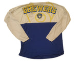 Camiseta (s) translúcida para dormir de Milwaukee Brewers Concepts Sport para mujer - sporting up