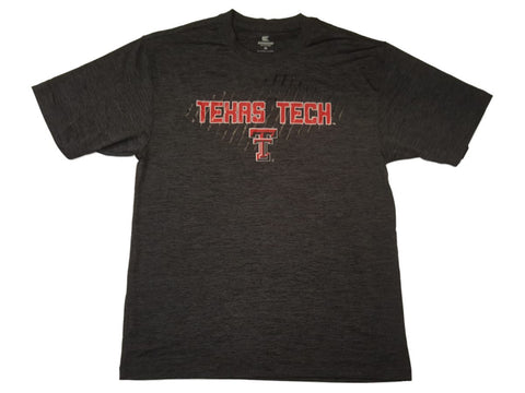 Texas tech red raiders colosseum kolgrå performance ss crew t-shirt (l) - sportig