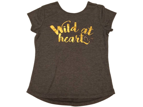 Shop Realtree Camouflage GIRLS "Wild at Heart" Metallic Logo Ultra Soft T-Shirt (M) - Sporting Up