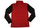 Utah Utes Colosseum YOUTH Black Red Performance Pullover Sweatshirt 12-14 (M) - Sporting Up