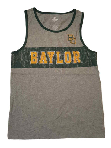 Shop Baylor Bears Colosseum YOUTH Boy's Gray Distressed Logo Tank Top 12-14 (M) - Sporting Up